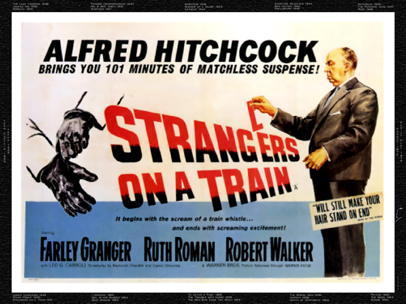 Movie Poster for Strangers on a Train