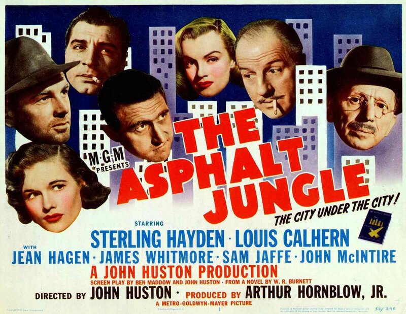 Movie Poster for the Asphalt Jungle