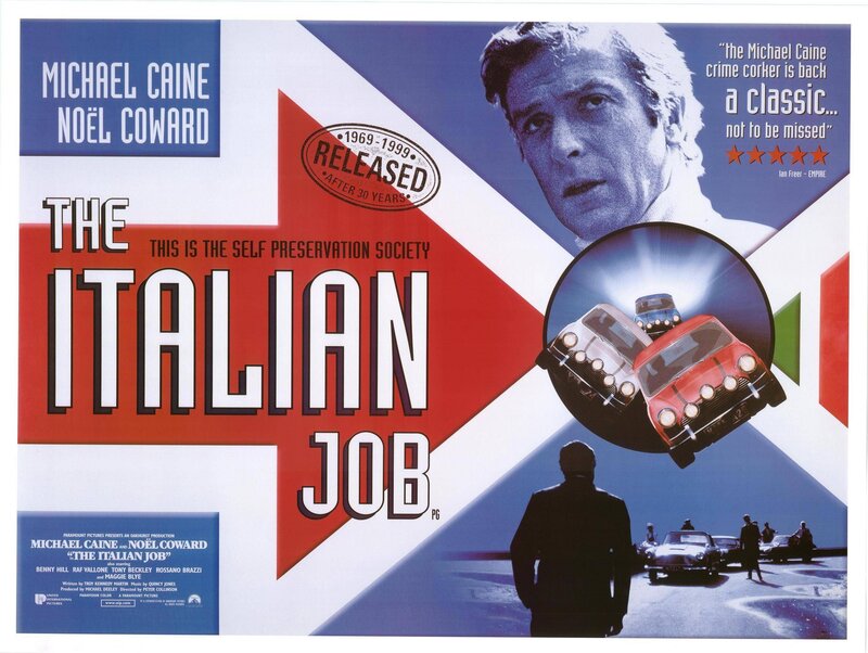 Movie Poster for the Italian Job