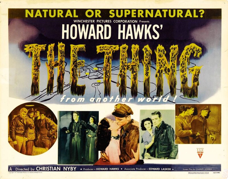 Movie Poster for the Thing — Yellow