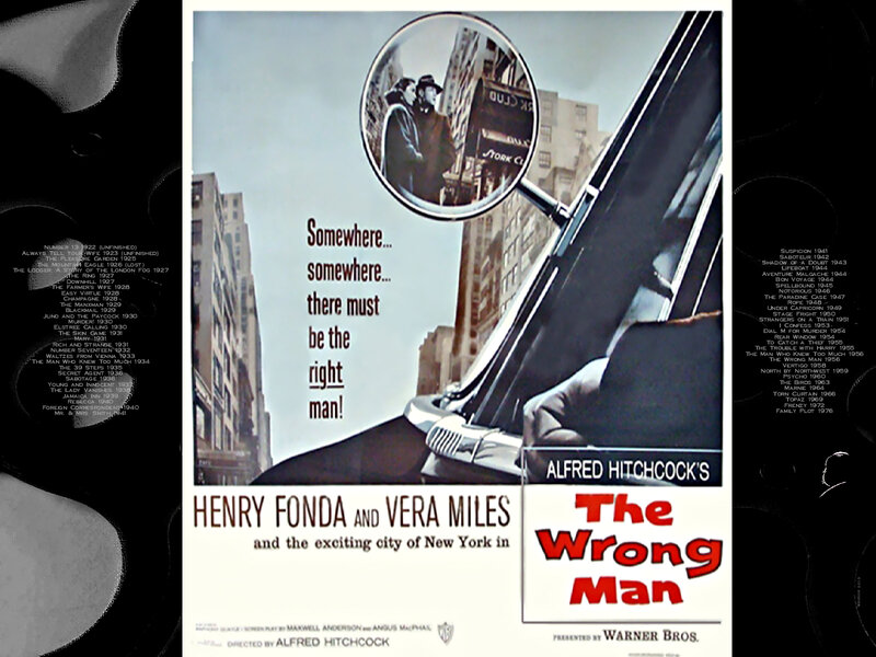 Movie Poster for the Wrong Man