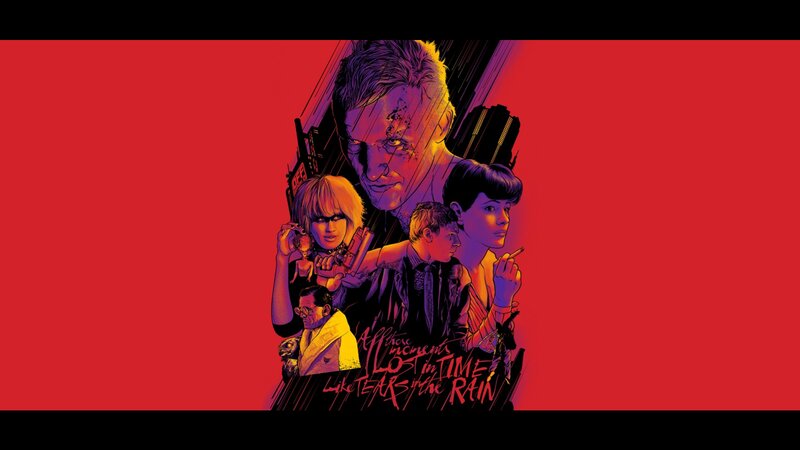 Movie Poster Illustration — Red, Dramatic, Night