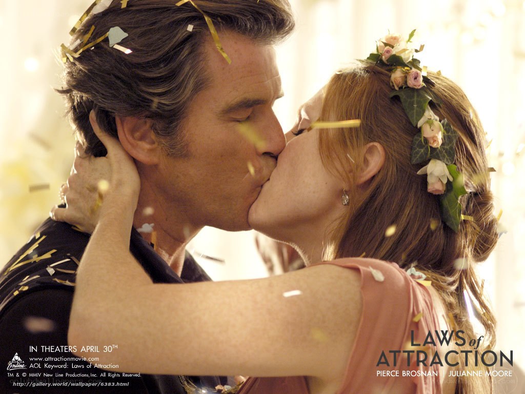 movie poster of kissing couple