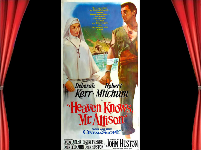 Movie Poster — Red, Dramatic, Illustration, Nun