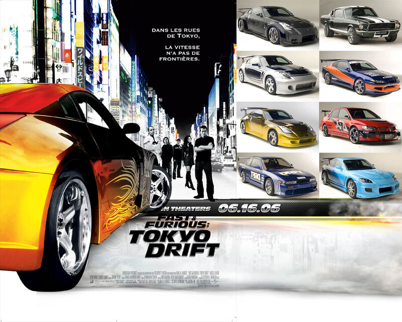 Movie Poster with Cars