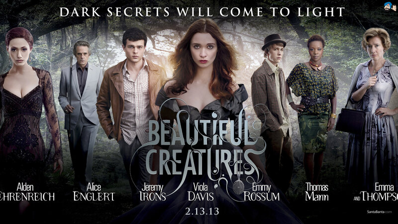 Movie Poster with Cast — Black, Dramatic, Photograph