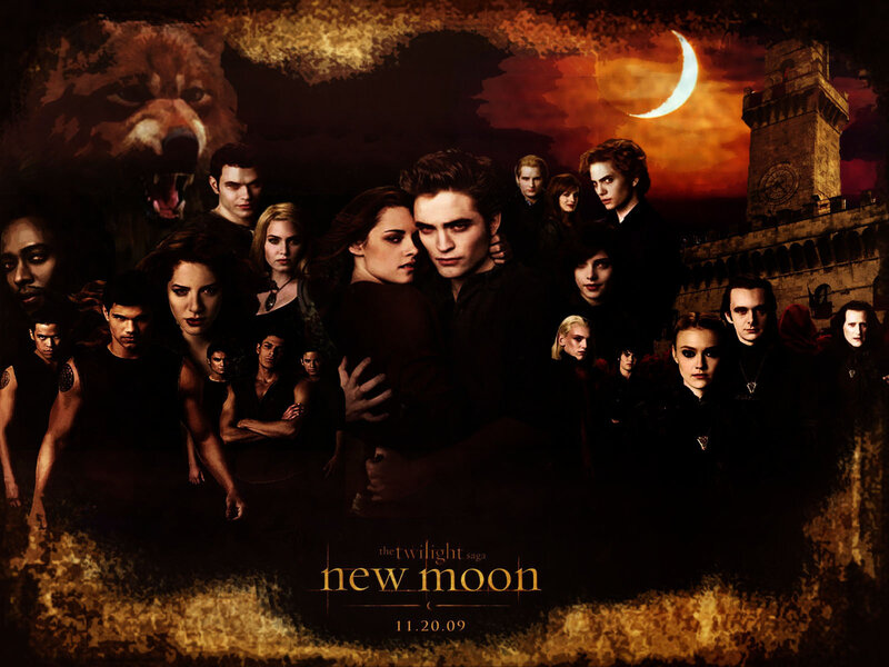 Movie Poster with Characters — Brown