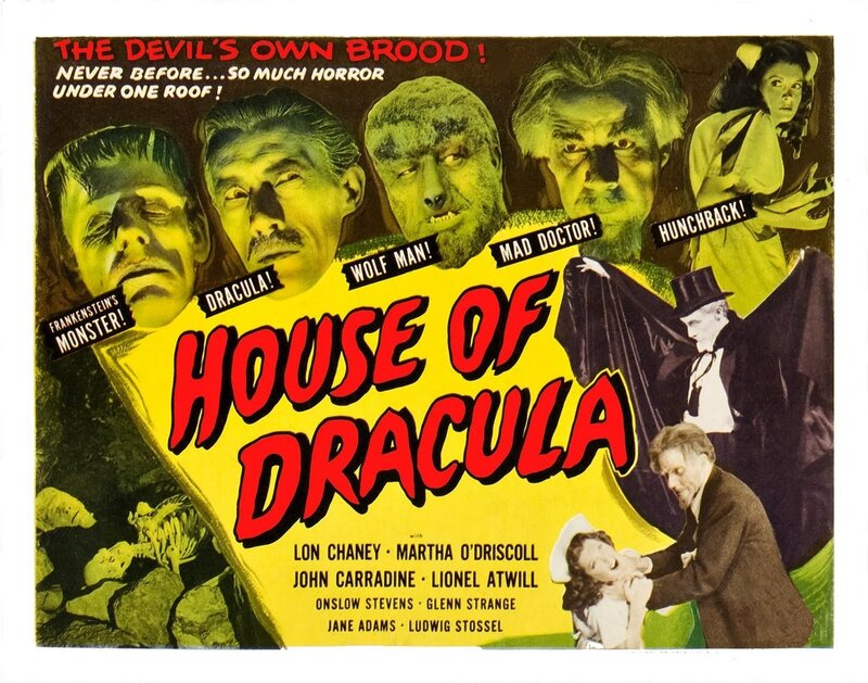 Movie Poster with Characters — Yellow, Dramatic, Illustration