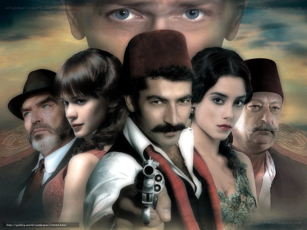 Movie poster with characters