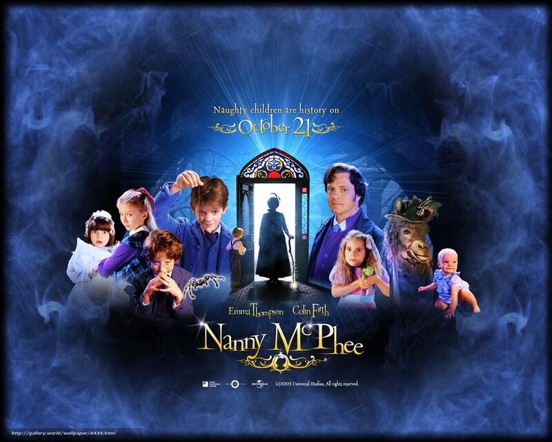 Movie Poster with Children — Blue