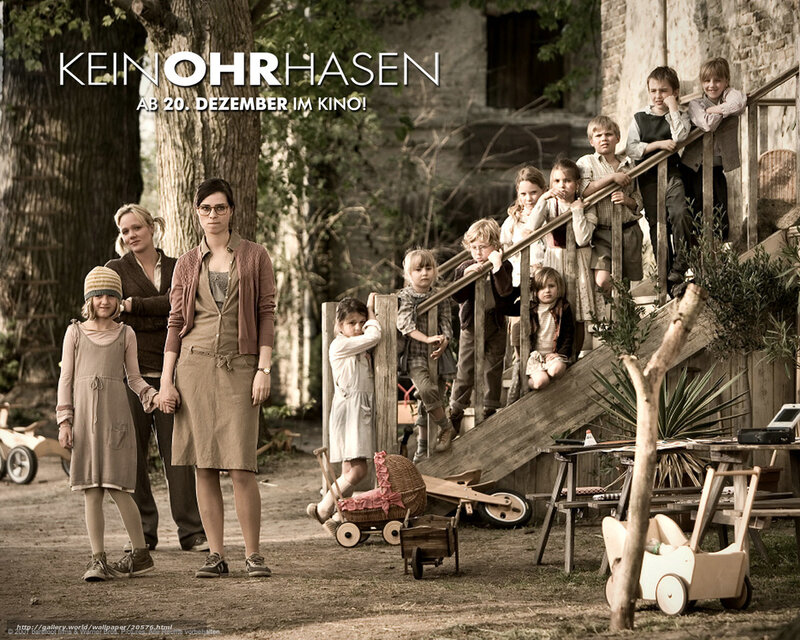 Movie poster with children