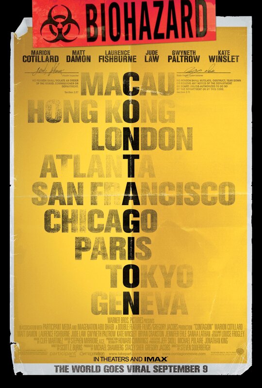 Movie Poster with City Names