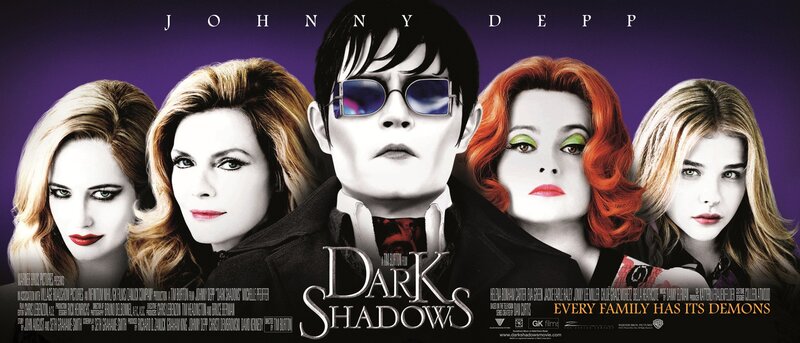 Movie Poster with Five People — Purple