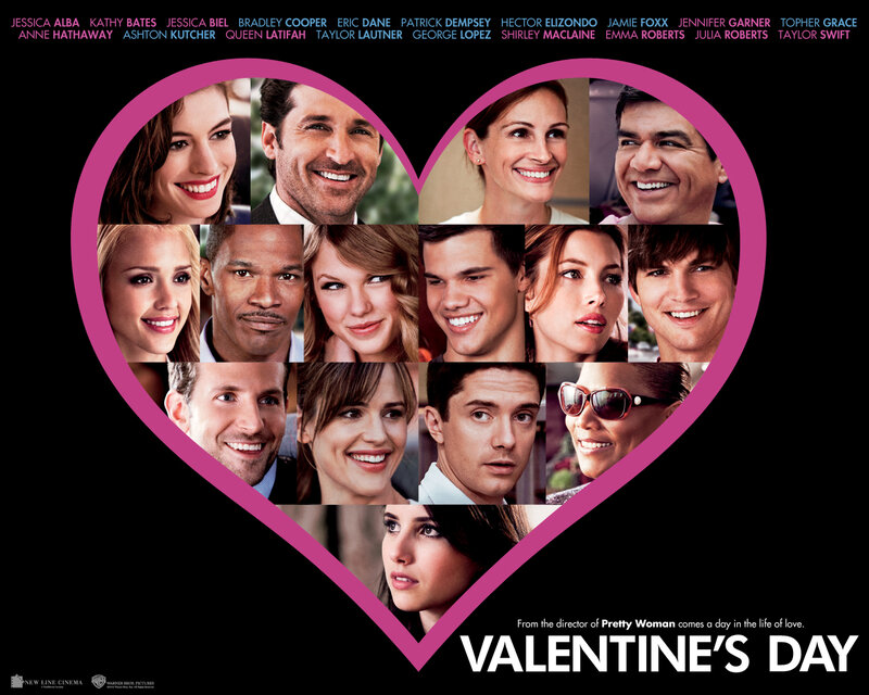 Movie Poster with Heart — Black
