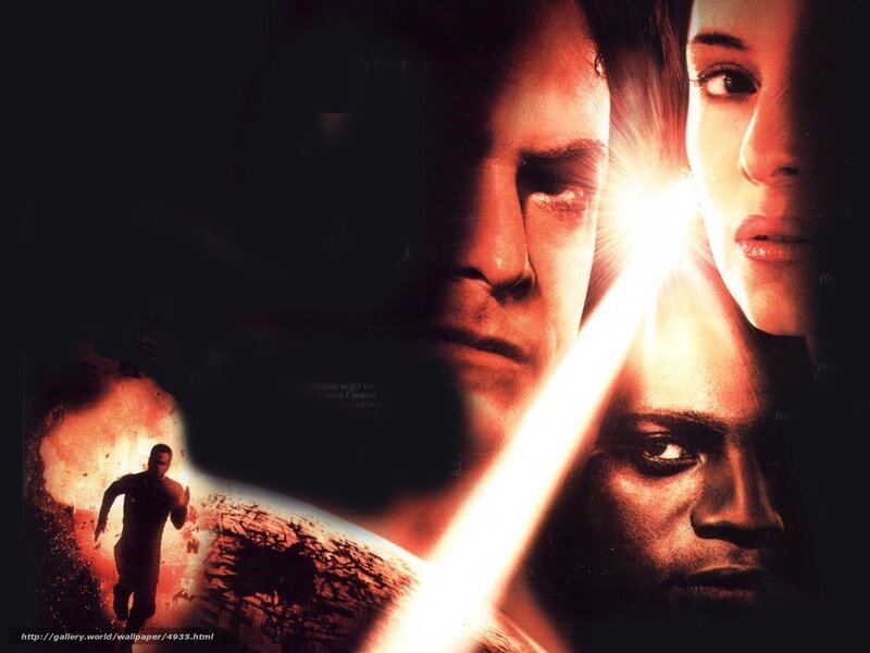 Movie poster with intense light beam