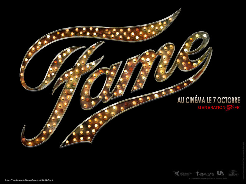 Movie Poster with Lights