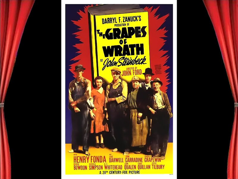 Movie Poster with People — Yellow, Dramatic