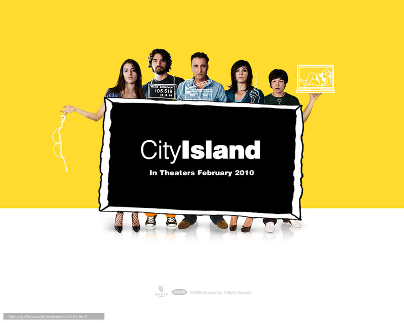 Movie Poster with People — Yellow