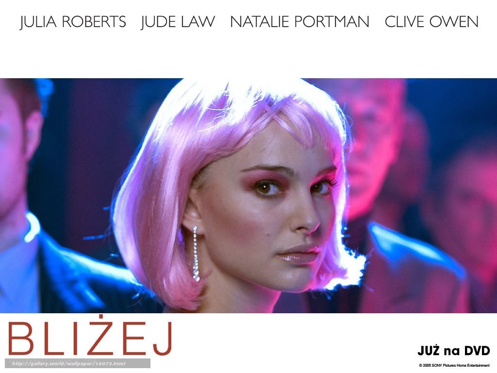 Movie poster with pink hair