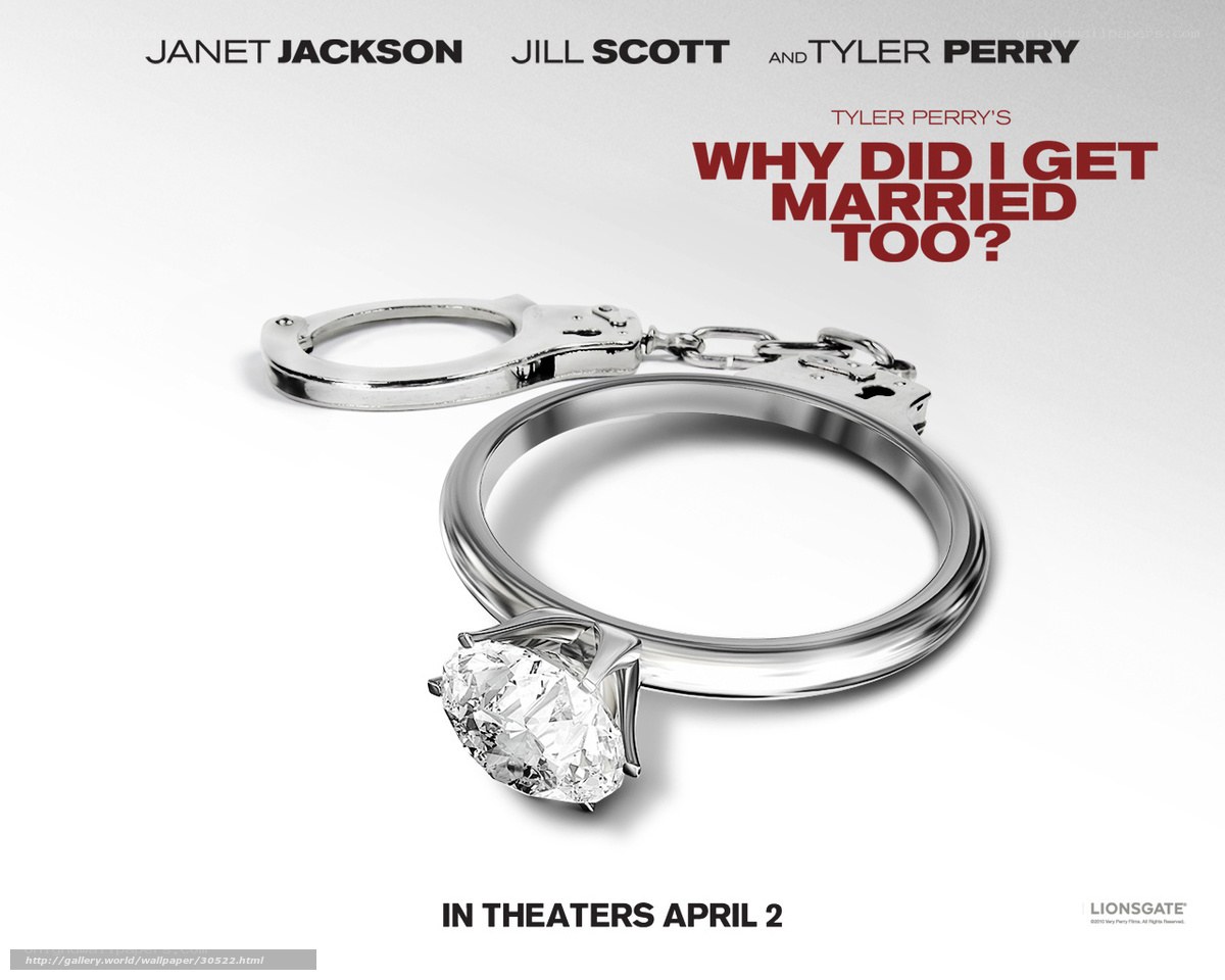 movie poster with ring and handcuffs