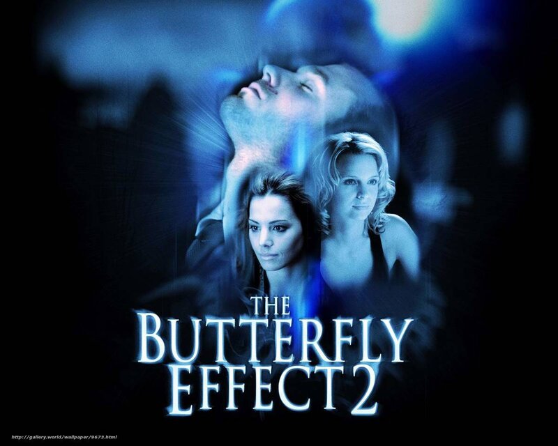 Movie Poster with Three People — Blue