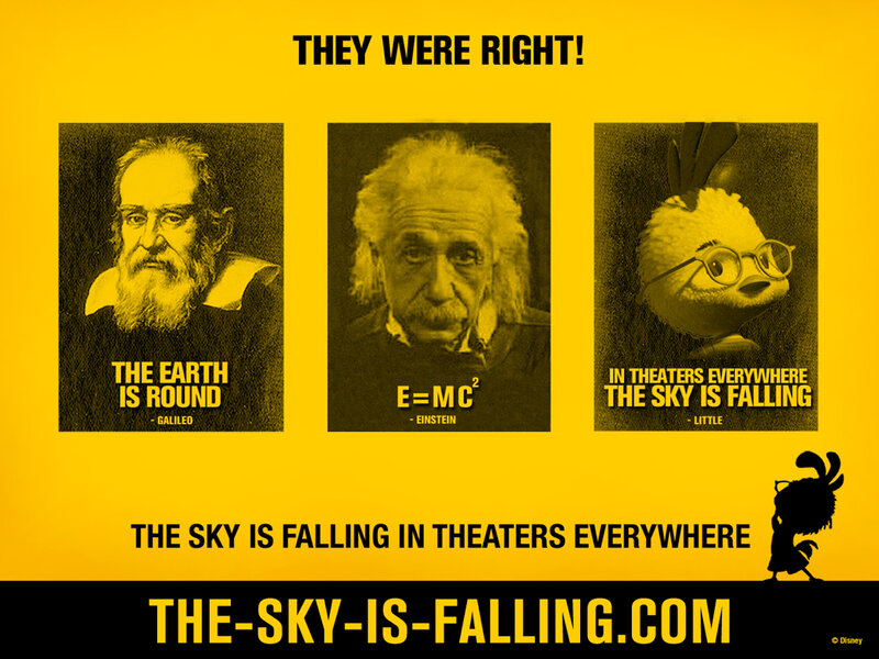 Movie Poster with Three Portraits