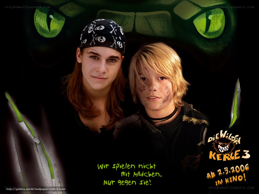 movie poster with two boys