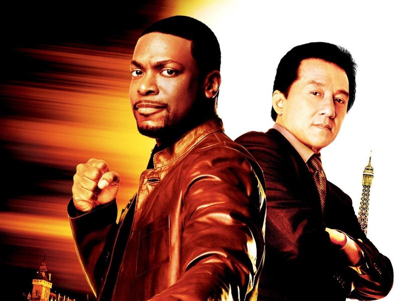 movie poster with two men