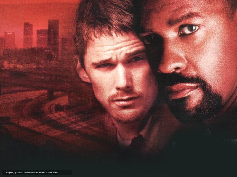 movie poster with two men