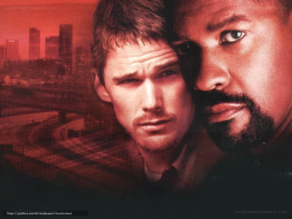 movie poster with two men