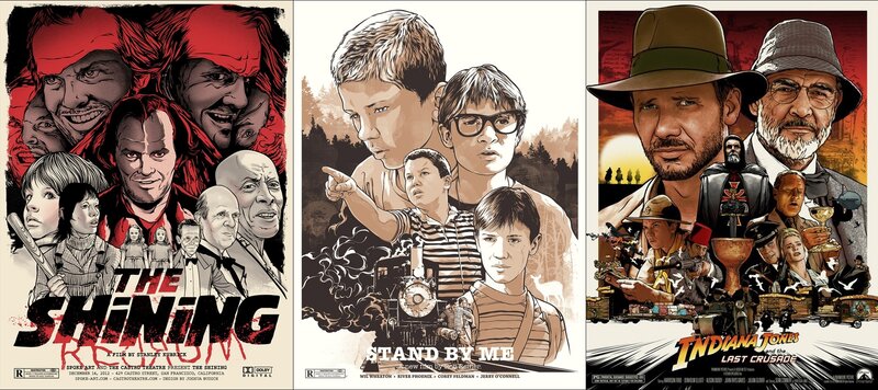 Movie Posters for Three Films