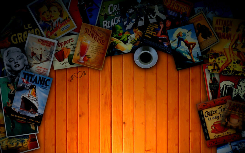 Movie Posters on Wood