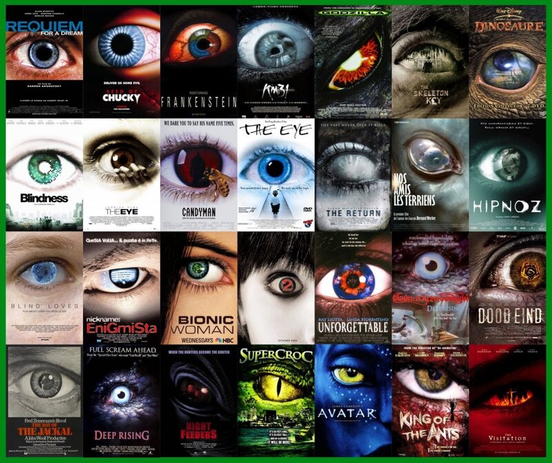 Movie Posters with Eyes