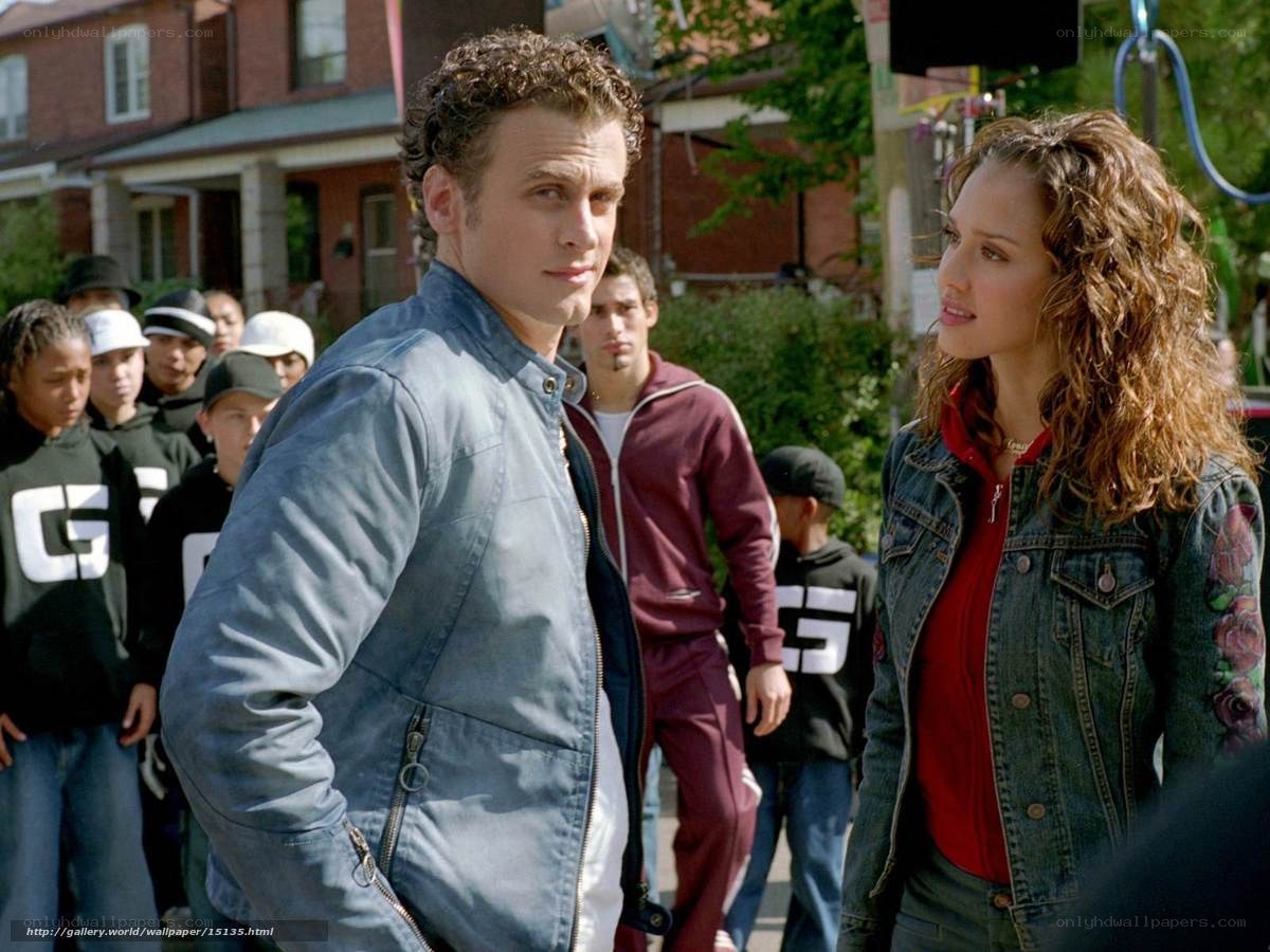 Movie scene with two people