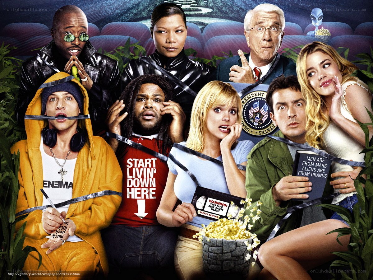Movie theater chaos poster