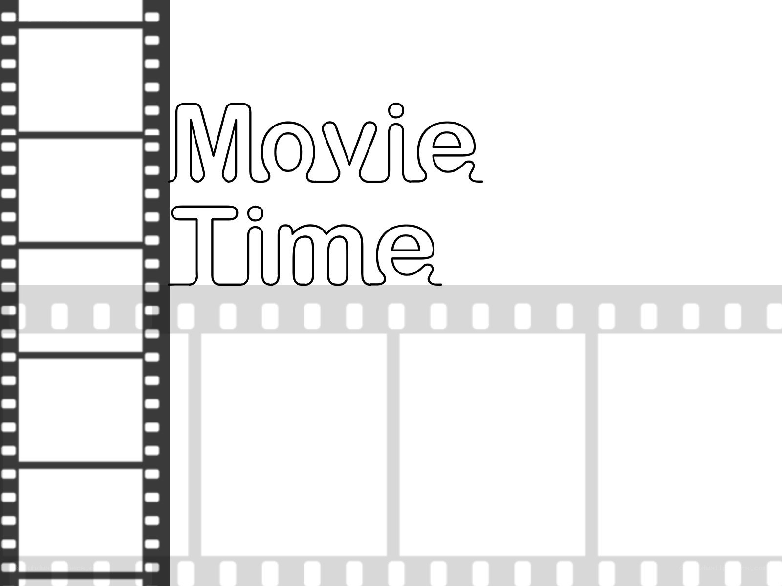 movie time film strip