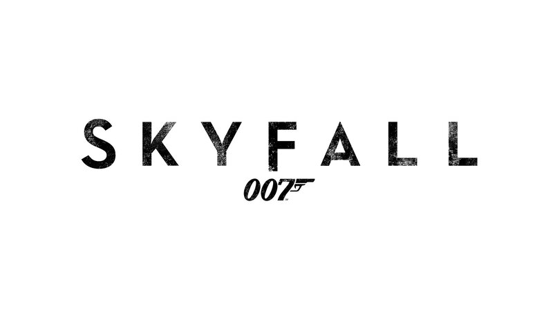 Movie Title Logo — Black, Minimalist