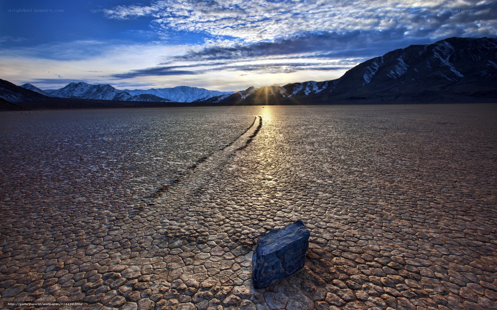 Moving rocks in a desert