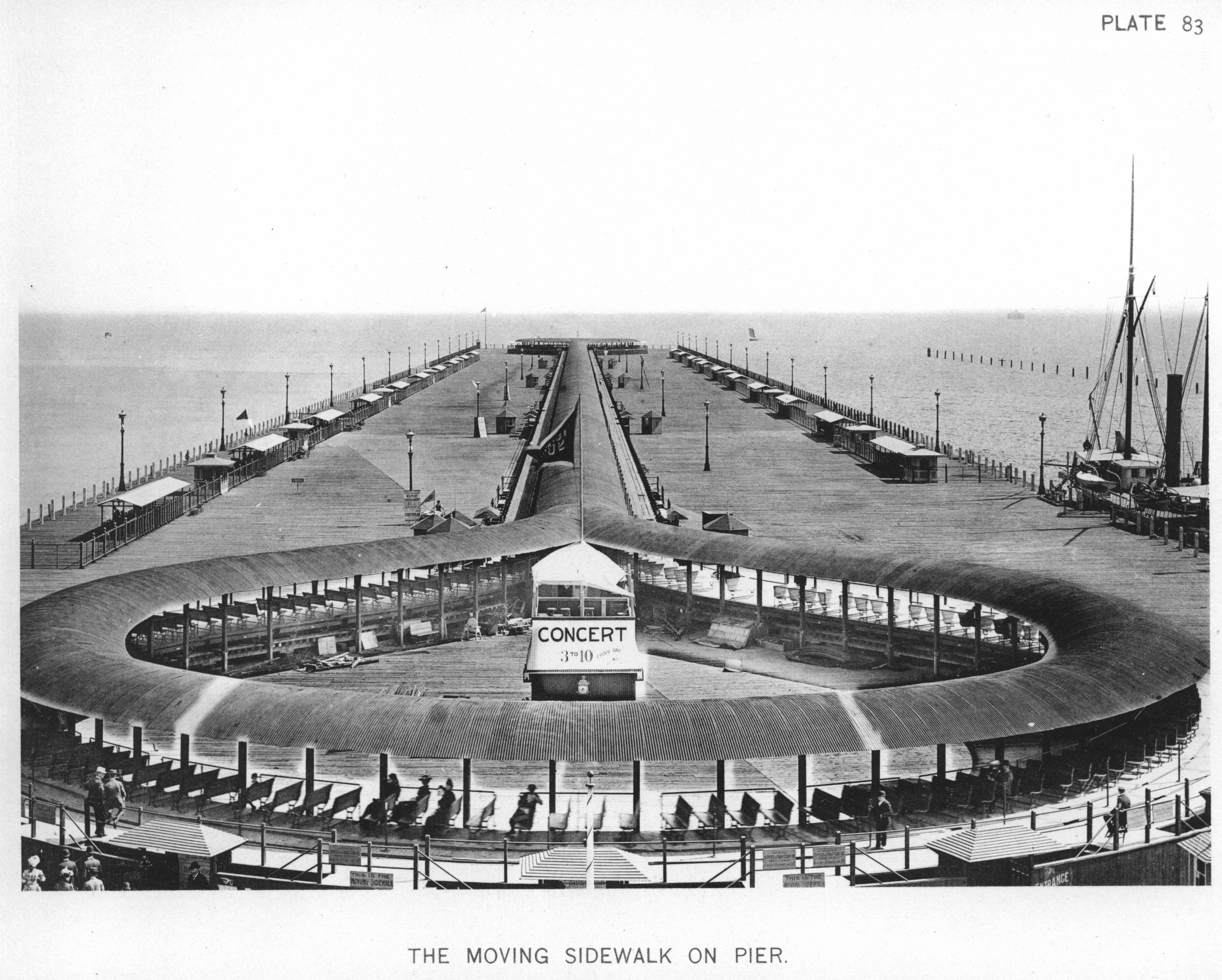 Moving Sidewalk on Pier