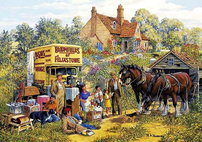 Moving Truck and Family