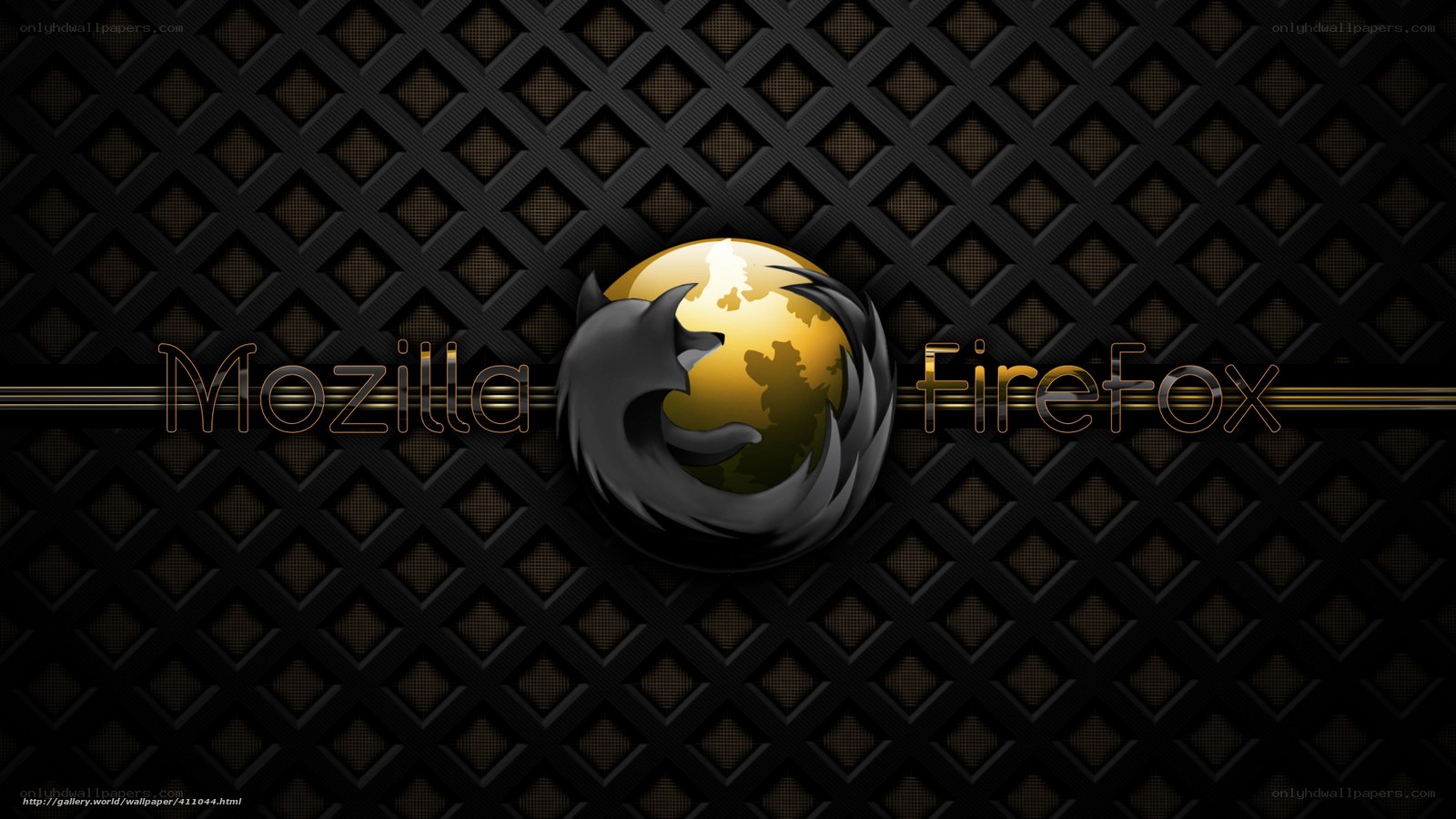 Mozilla Firefox logo wallpaper