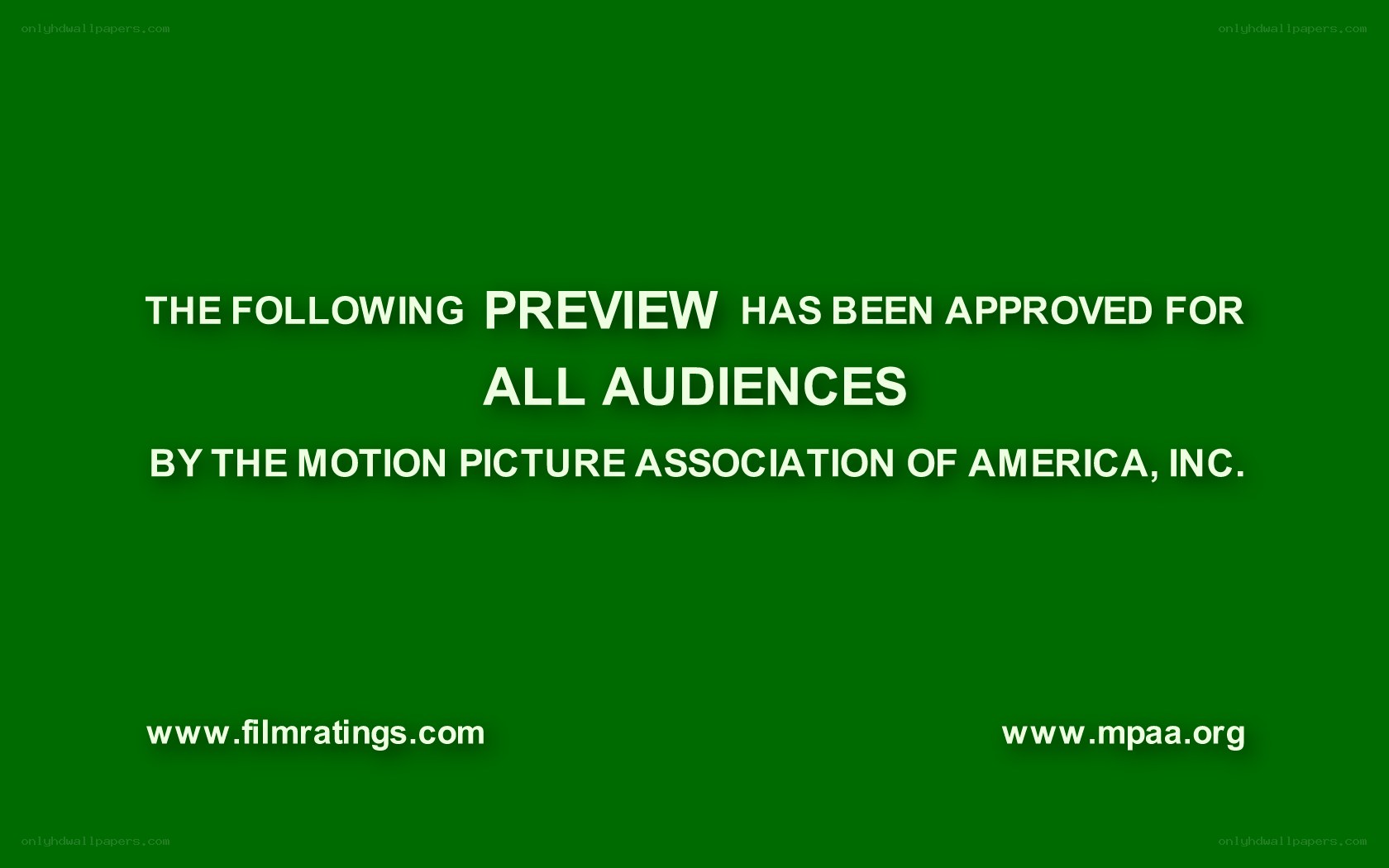 MPAA preview approval screen