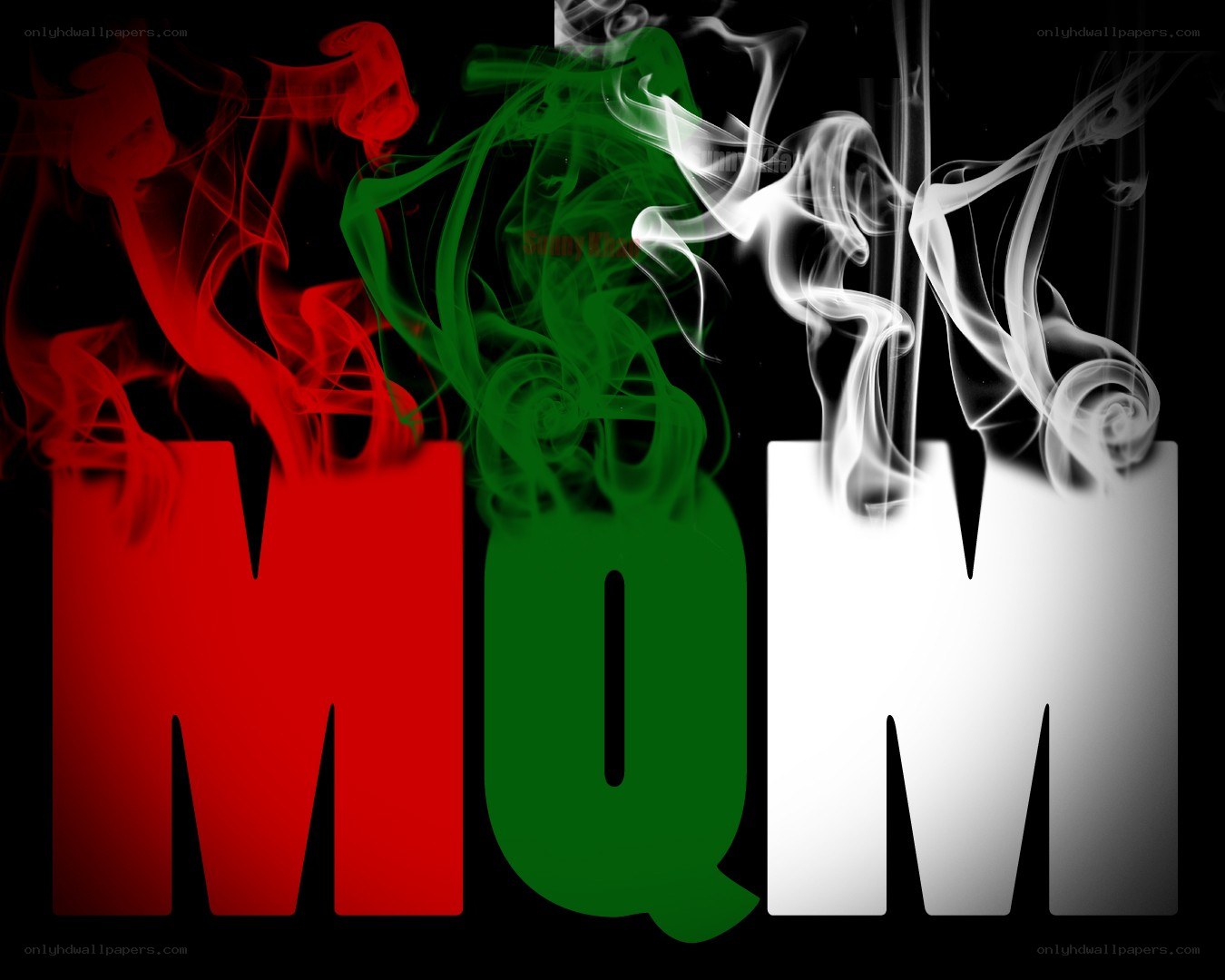 MQM text with smoke effect