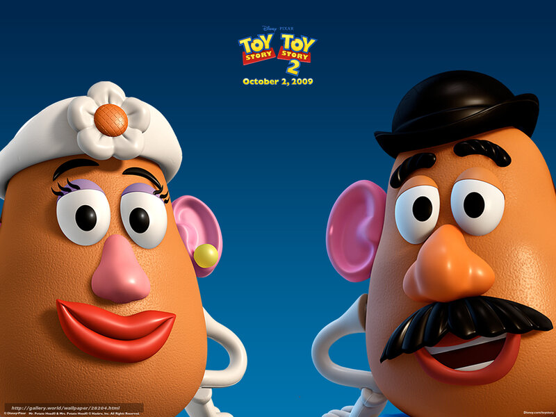 Mr. and Mrs. Potato Head — Blue, Playful