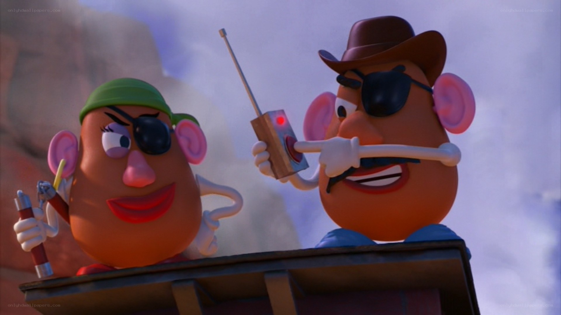 Mr. and Mrs. Potato Head in action