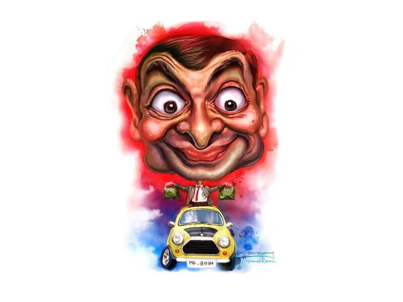 Mr. Bean Character — Red