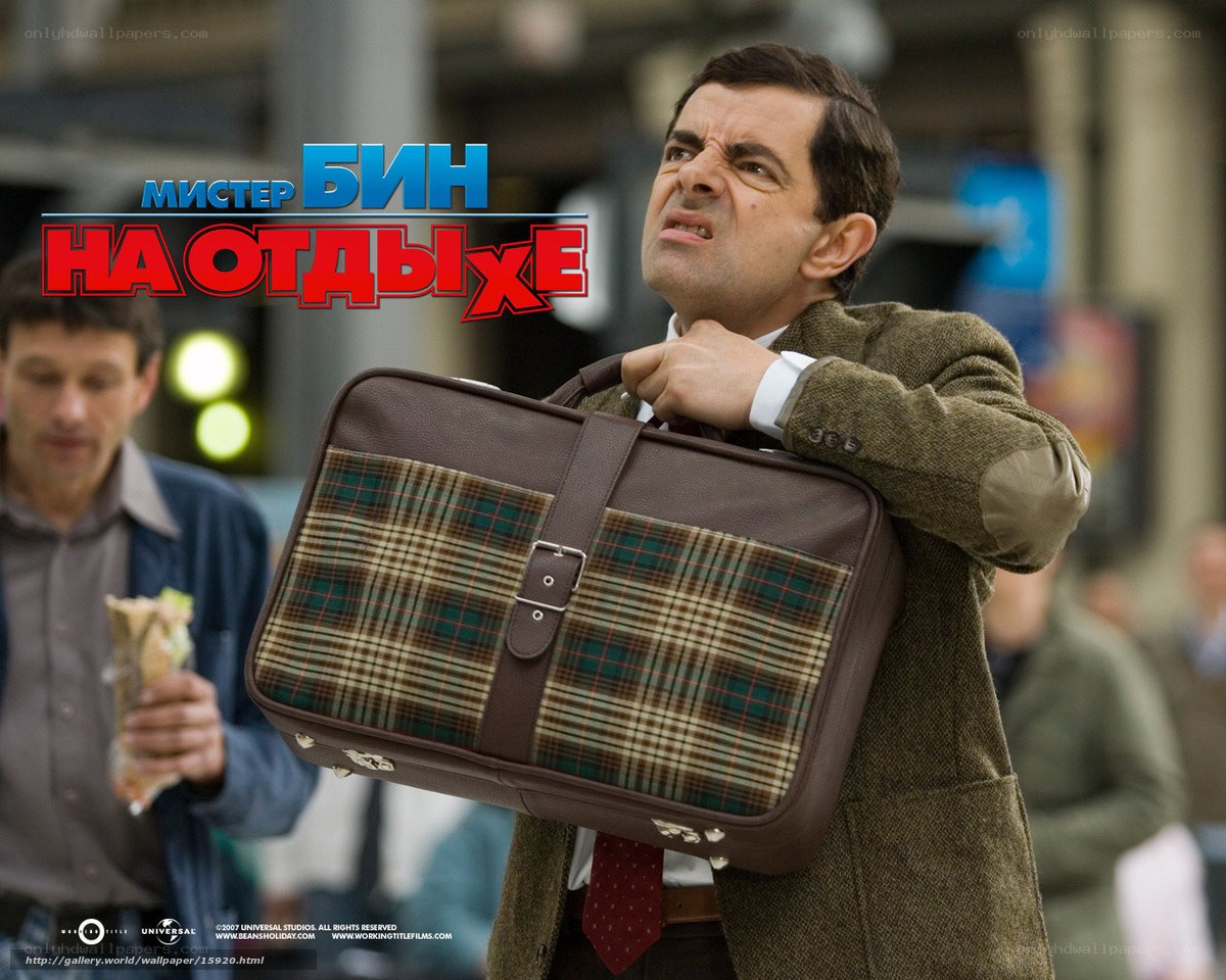 Mr. Bean on vacation