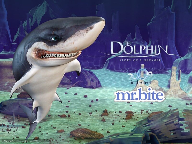 Mr. Bite shark character