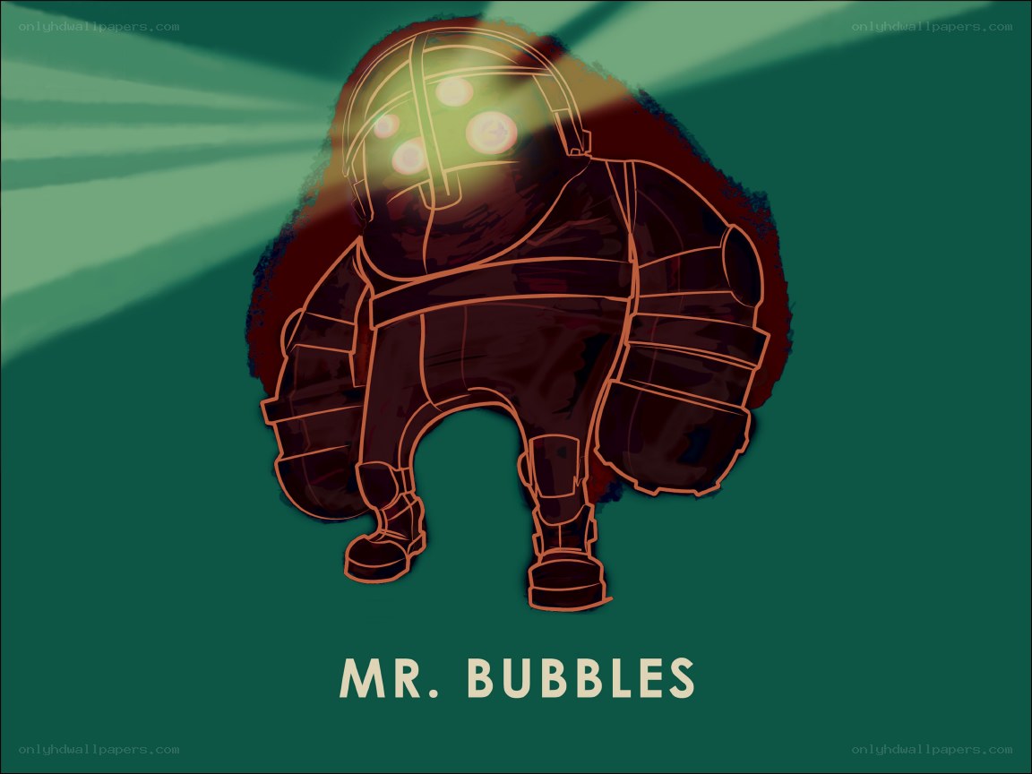 Mr. Bubbles character art