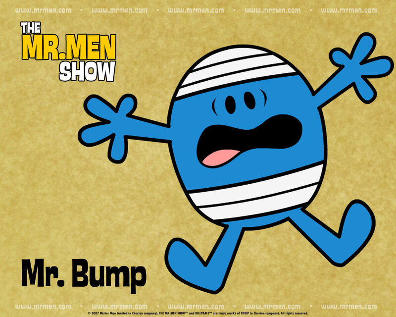 Mr. Bump from The Mr. Men Show